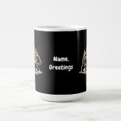 Mug Puis-Je Pet Dat Dat Dawg ? Funny Hiker Bear T-shir (Centre)