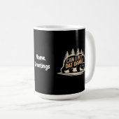 Mug Puis-Je Pet Dat Dat Dawg ? Funny Hiker Bear T-shir (Devant droit)