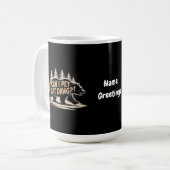 Mug Puis-Je Pet Dat Dat Dawg ? Funny Hiker Bear T-shir (Devant gauche)