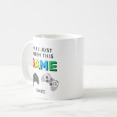 Mug Puis-je simplement finir ce jeu' Drôle de joueur (Devant gauche)