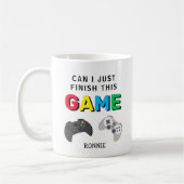 Mug Puis-je simplement finir ce jeu' Drôle de joueur (Gauche)