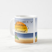 Mug Puisque j'ai un frère, j'aurai toujours l'ami (Devant gauche)