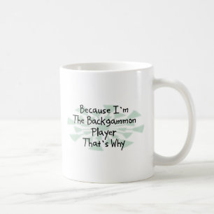 Mug Puisque je suis le joueur de backgammon