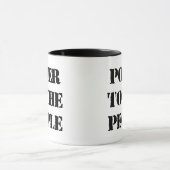 Mug Puissance aux personnes (Centre)