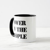 Mug Puissance aux personnes (Devant gauche)