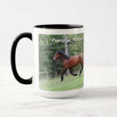 Mug "Puissance cheval sauvage d'Alberta   dans (Gauche)