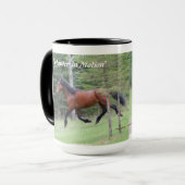Mug "Puissance cheval sauvage d'Alberta   dans (Devant gauche)