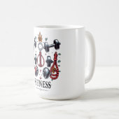 Mug Puissance de conditionnement physique - résistance (Devant droit)