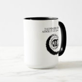 Mug Puissance de Pi Absolument Illimitée Conception Ma (Devant droit)