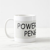 Mug Puissance de PIÈCE EN T au pingouin (Gauche)