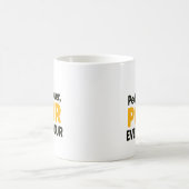 Mug Puissance des pédales "POWR" chaque heure (Centre)