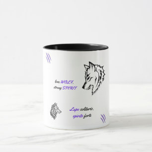 Mug Puissant loup solitaire