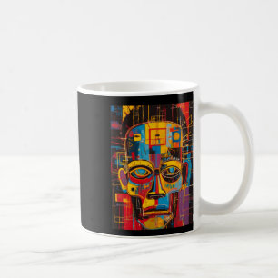 Mug Puissant Sticker Homme Culture Abstraite