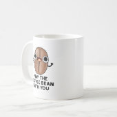 Mug Puisse Le Café Bean Avec Vous Boire Pun (Devant gauche)