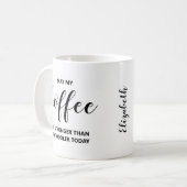 Mug Puisse Mon Café Être Une Citation Forte (Devant gauche)