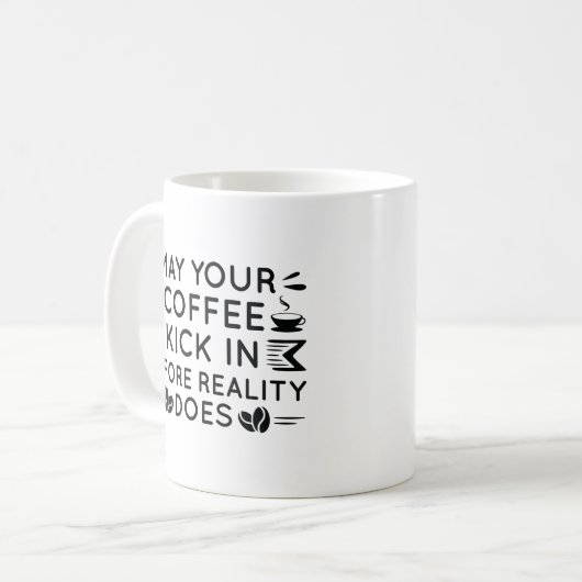 Mug Puisse Ton Café Arriver (Devant gauche)
