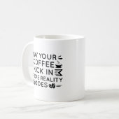 Mug Puisse Ton Café Arriver (Devant gauche)
