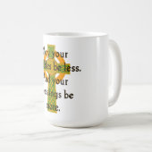 Mug Puisse Vos Problèmes Être Moins - Citation Irlanda (Devant droit)