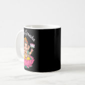 Mug Puja hindou Ganesha Dieu éléphant Inde Méditation (Devant gauche)