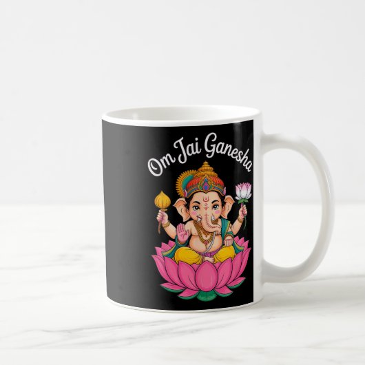 Mug Puja hindou Ganesha Dieu éléphant Inde Méditation (Droite)