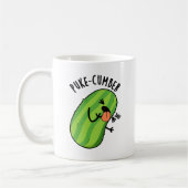 Mug Puke-cumber Funny Concomber Pun (Gauche)