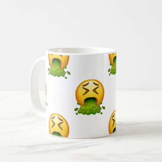 Mug puking émoji (Devant gauche)
