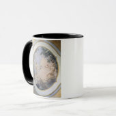 Mug Pulcinella sur une oscillation, 1797 (fresque) (Devant gauche)