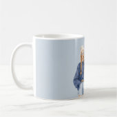 Mug Pull Bleu de Plage Courte Rousse (Gauche)