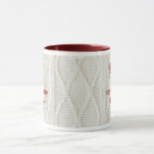 Mug Pull festif en tricot à monogramme Noël (Centre)