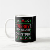 Mug Pull Noël Horrible 67 Six Sept 6 7 Mème Drôle (Gauche)