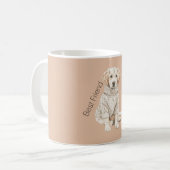 Mug Pull pour chien couleur crème Meilleur ami (Devant gauche)
