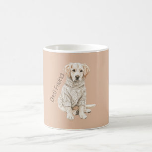 Mug Pull pour chien couleur crème Meilleur ami