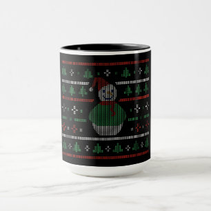 Mug PULL Ugly Sweater - Bonhomme de Neige Noël