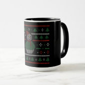 Mug PULL Ugly Sweater - Bonhomme de Neige Noël (Devant droit)