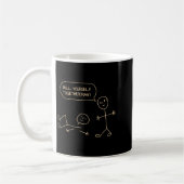 Mug Pull Yourself Together Man Stickman Funny Saying M (Gauche)