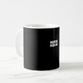 Mug Pullover de l'équipe d'infirmières drôle minimal c (Devant gauche)