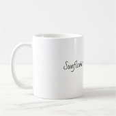 Mug Pullover Fleurs de Tournesol Femme Blond (Gauche)