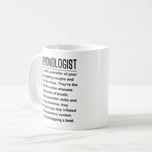 Mug Pulmonologue (Devant gauche)