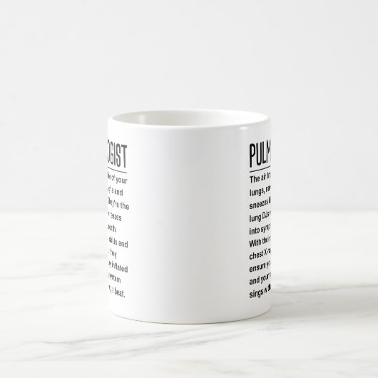 Mug Pulmonologue (Centre)