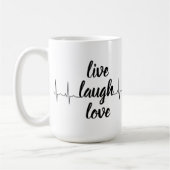 Mug pulsation minimaliste (Gauche)