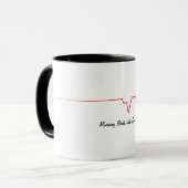 Mug Pulse de vie (Devant gauche)