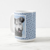 Mug Pumi Peinture - Cute Original Chien Art (Devant gauche)