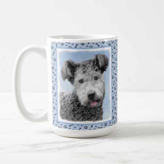 Mug Pumi Peinture - Cute Original Chien Art (Gauche)