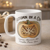 Mug Pumpkin Latte Anatomy Autumn Ingredients