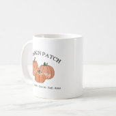 Mug Pumpkin Patch Family or Company Employee Names (Devant gauche)
