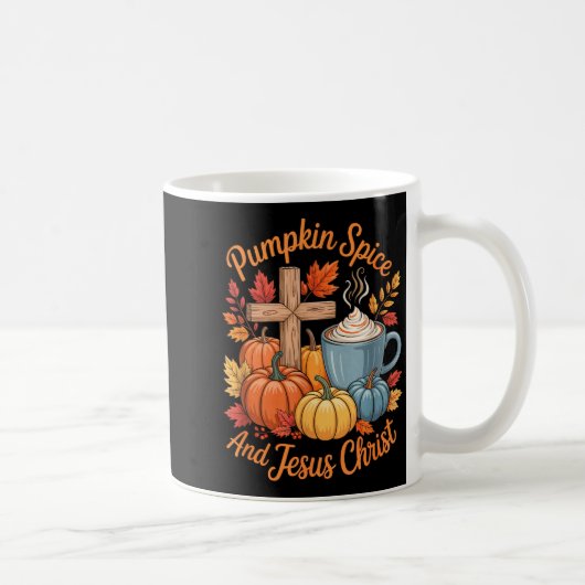 Mug Pumpkin Sce And Jesus Christ Funny Fall Christian (Droite)