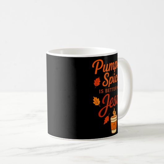 Mug Pumpkin Sce Is Better With Jesus (Devant droit)