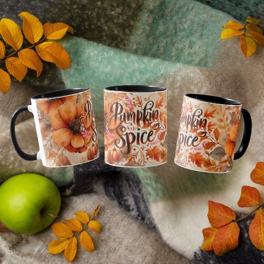 Mug Pumpkin Spice Whimsical Thanksgiving