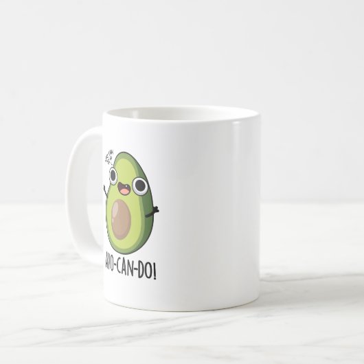 Mug Pun Avocado amusant Avo-can-do (Devant gauche)