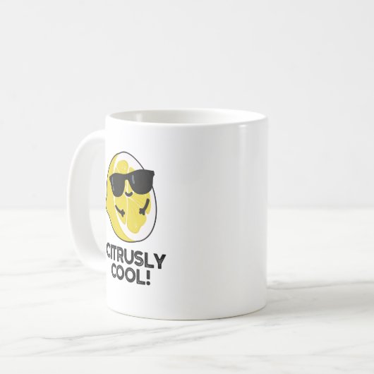 Mug Pun Citrus Drôle Cool (Devant gauche)